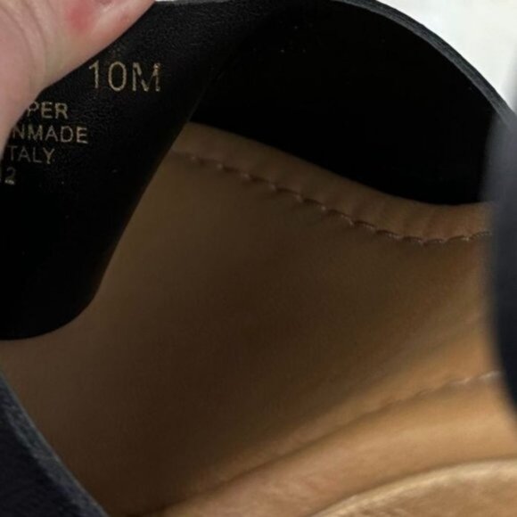 Steve Madden Welsh Wedge Sandals in Black Leather - Picture 3 of 6